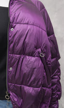 Lataa kuva Galleria-katseluun, Luhta naisten lyhyt violetti talvitakki