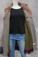 Lataa kuva Galleria-katseluun, Odd Molly harmaa Tweedtakki