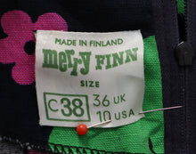 Lataa kuva Galleria-katseluun, Merry Finn vintage maximekko perhoshihoilla
