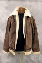 Lataa kuva Galleria-katseluun, Mokkanahkainen talvitakki, Morena Art of Fashion, koko 52