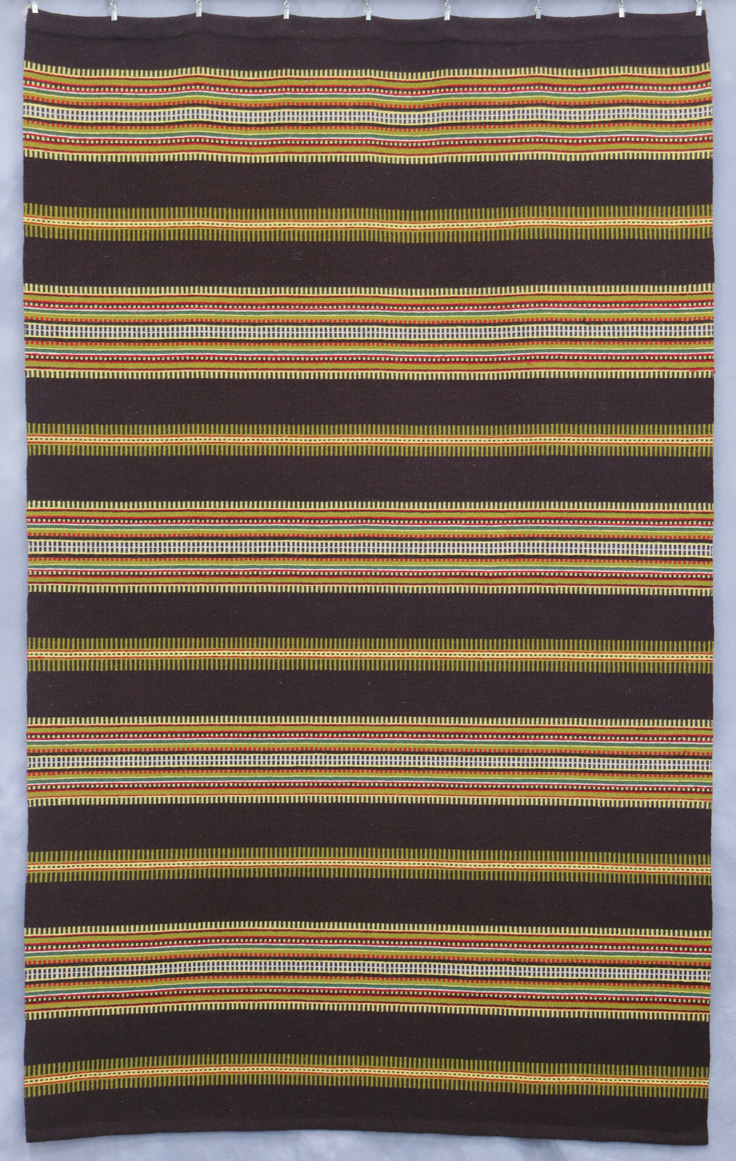 Ruskea ryijy 180 x 50 cm