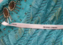 Lataa kuva Galleria-katseluun, Turkoosi mekko koruompeleilla, Frank Lyman
