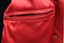 Lataa kuva Galleria-katseluun, Punainen nahkatakki, Fidan Leather, koko 40
