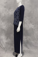Lataa kuva Galleria-katseluun, Tummansininen mekko, Pabe, koko 42
