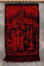Lataa kuva Galleria-katseluun, Punamusta täkänä, 77 x 115cm
