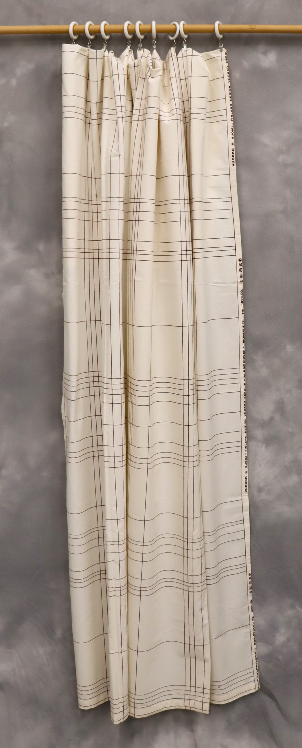Vintage verhot 2 kpl Vuokko Nurmesniemi - 79, 140x235 cm