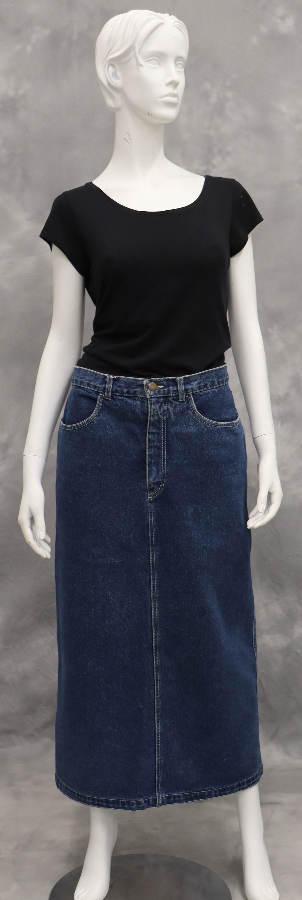 Naisten pitkä farkkuhame