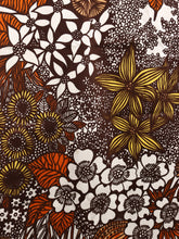 Lataa kuva Galleria-katseluun, &quot;Puutarhajuhlat&quot; verho/kangas 160 x 115 cm
