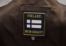 Lataa kuva Galleria-katseluun, Nahkatakki, High Quality Finland, koko 48/4XL
